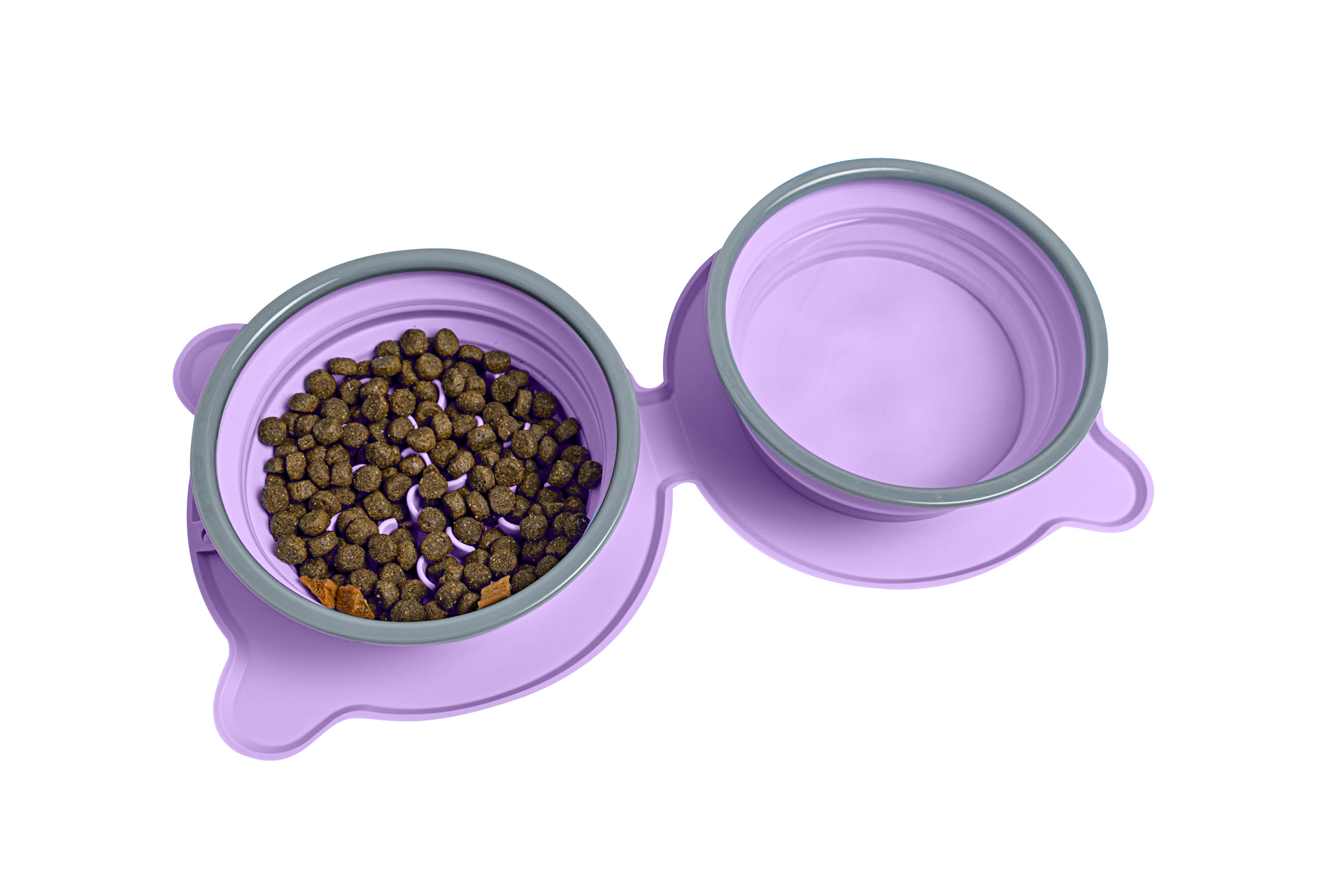 Snack & Go Portable Slow Feeder & Water Bowl