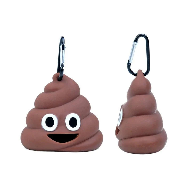 Poo Emoji Waste Bag Dispenser