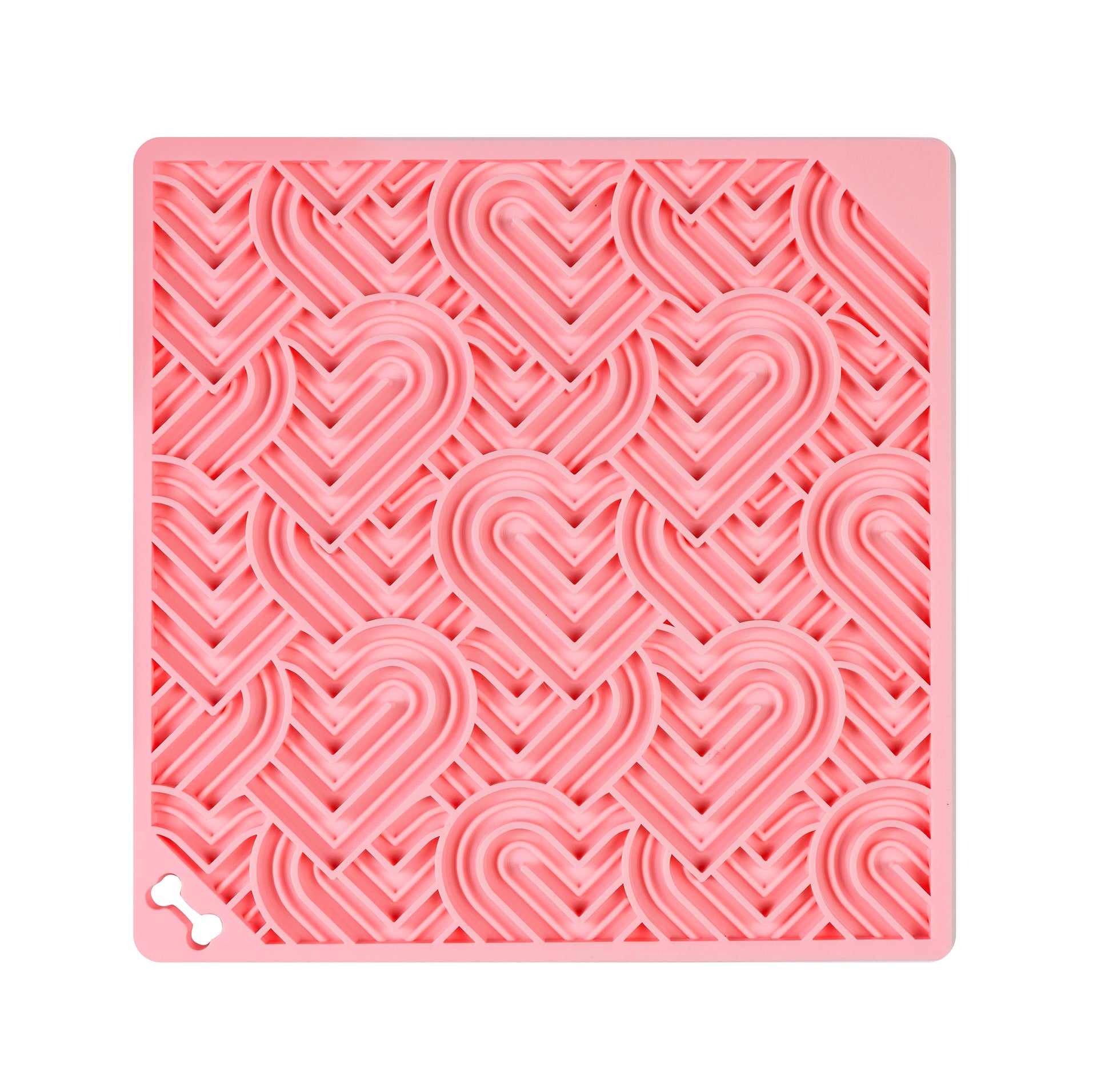 Heart Swirl Pet Lick Mat