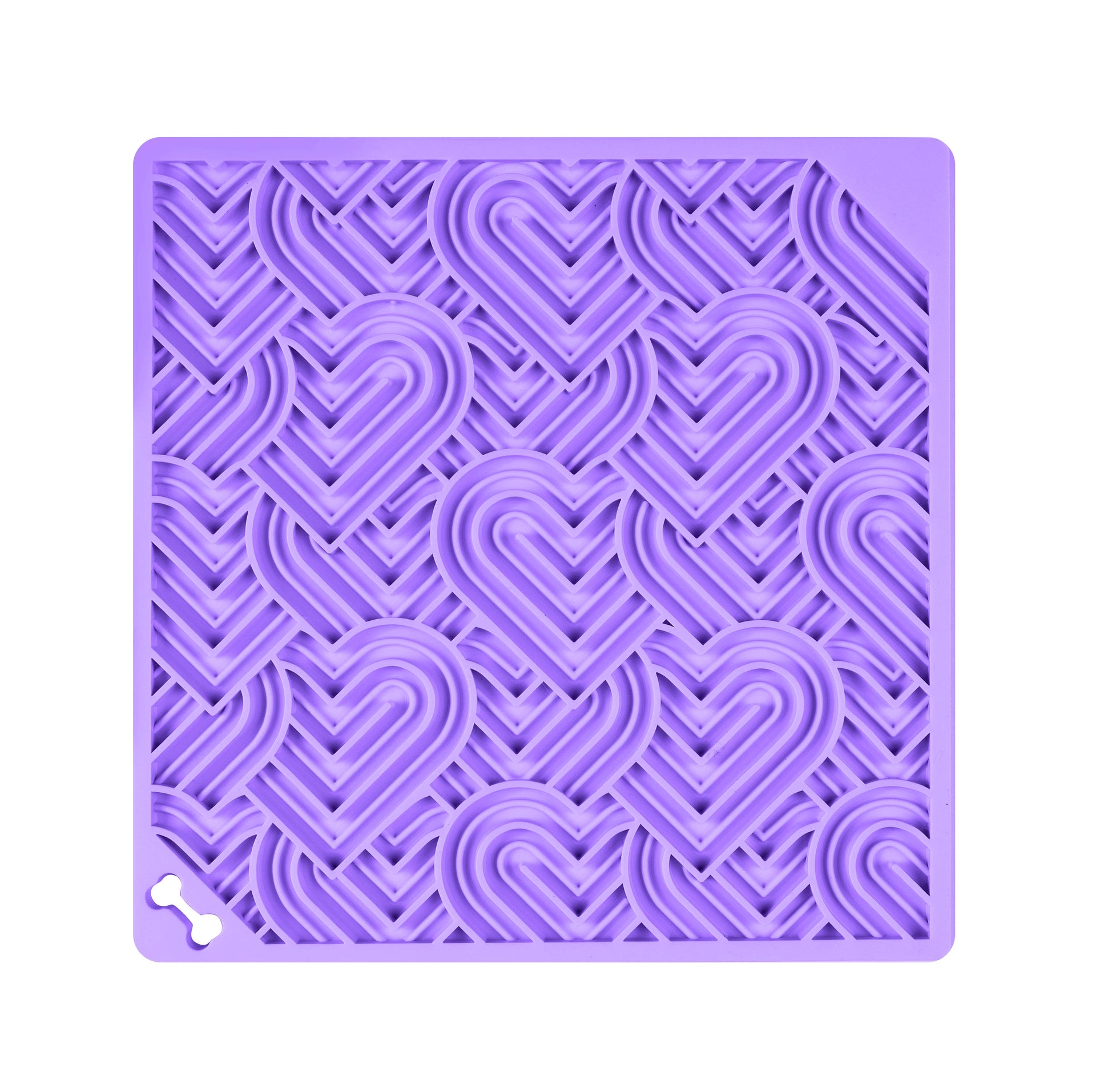 Heart Swirl Pet Lick Mat