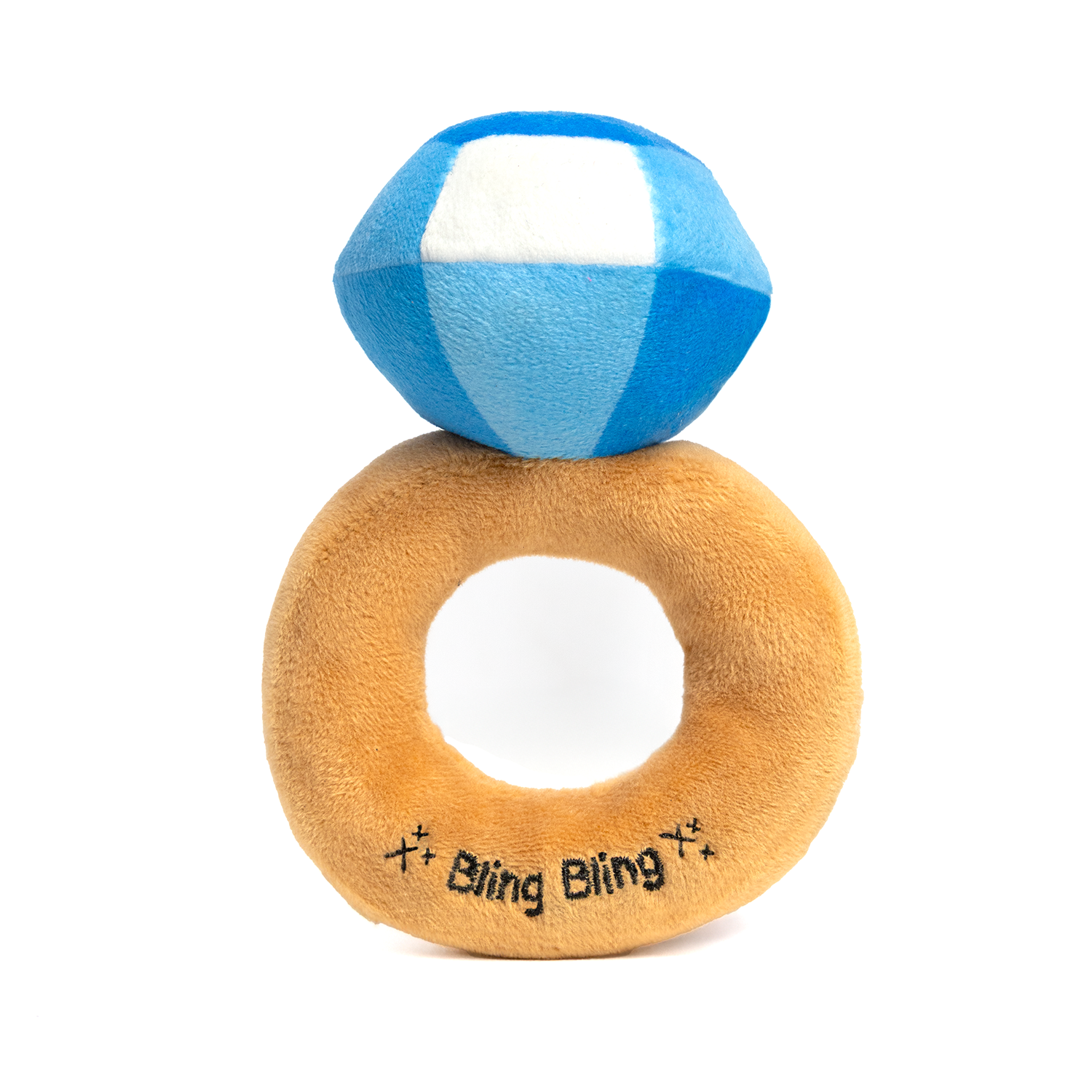 Bling Bling Diamond Ring Dog Toy